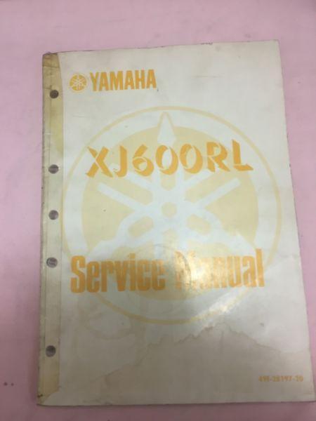 Genuine Yamaha XJ600RL 1984 Service Manual
