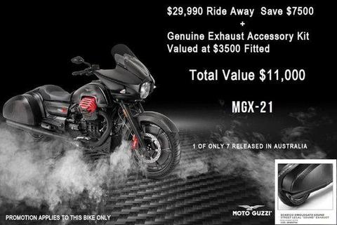 2017 Moto Guzzi MGX-21 Road Bike 1380cc