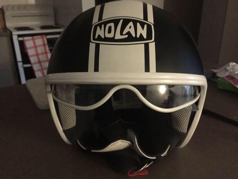 Nolan Open Face Motorcycle Helmut worn once