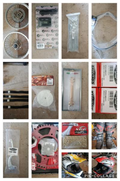 Motorbike spares and gear