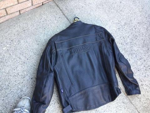 Triumph motorcycle jacket genuine