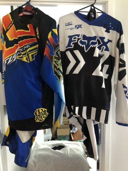 Motocross pants and jersey