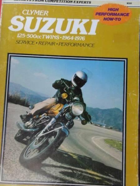 SUZUKI 125-500cc TWINS WORKSHOP SERVICE MANUAL 1964-176