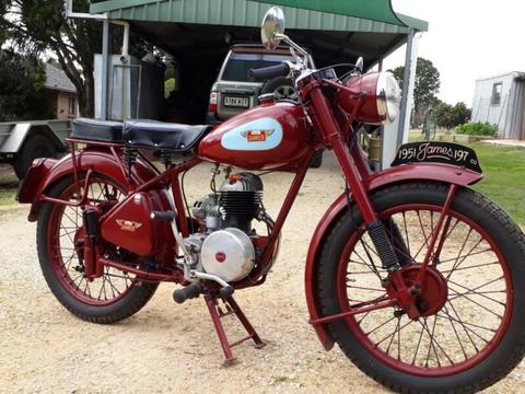 1951 James Captain motorcycle