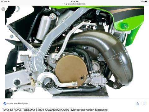 Wanted to buy Kawasaki KX250 engine