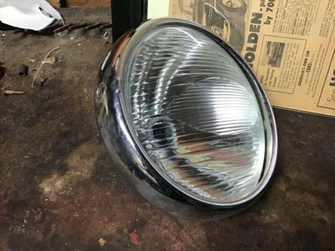 Replica vintage motorcycle headlight headlamp bsa triumph mg