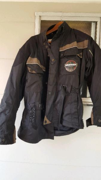 Motorbike gear-Dririder jacket, rain pants, gloves and boots