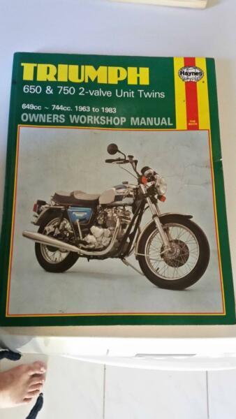 Triumph 650 Motorbike Workshop Manual