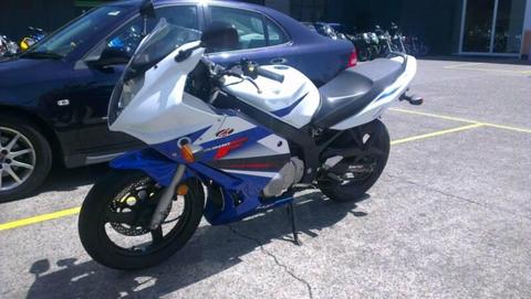2009 White and Blue GS 500 F Registered until 30 January 2020
