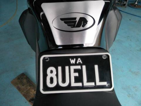 Buell licence Plate
