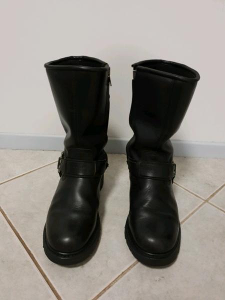 Genuine Johnny Reb 'Rogue' Zipped Motorcycles Boots