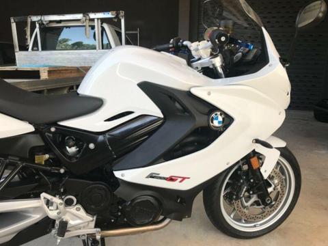 BMW F800GT 2014 build, fully optioned, with top box and panniers