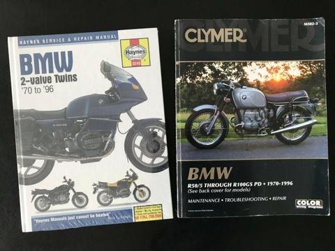 Clymer and Hayes BMW 2 Valve 1970 through 1996 workshop manuals