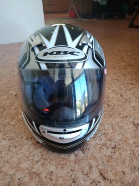 KBC Motorbike motorcycle helmet. Large