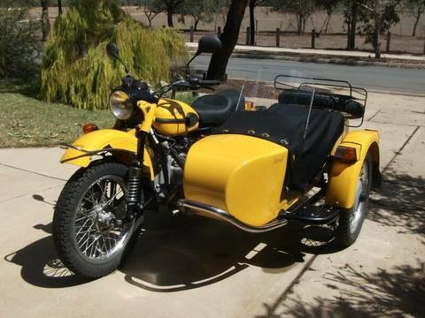 Motor Bike & Sidecar