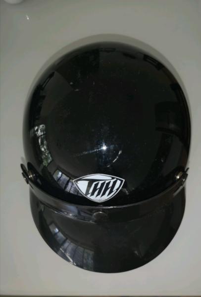 black scooter helmet