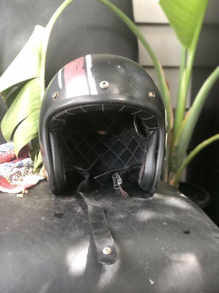 Bell open-face motorcycle helmet - medium