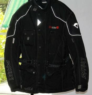 Motorcycle Jacket Dririder with thermal zip out lining size 483XL