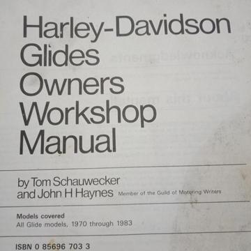Workshop Manual HD Glide 70-83
