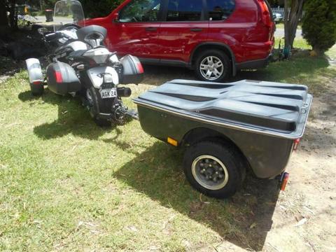 Can-Am Spyder with Classic trailer