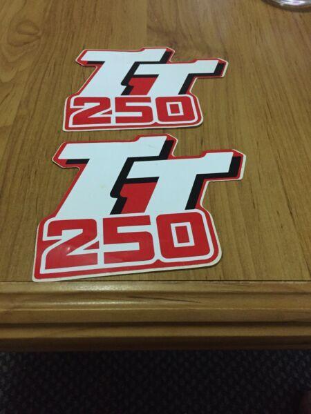 TT 250 Stickers