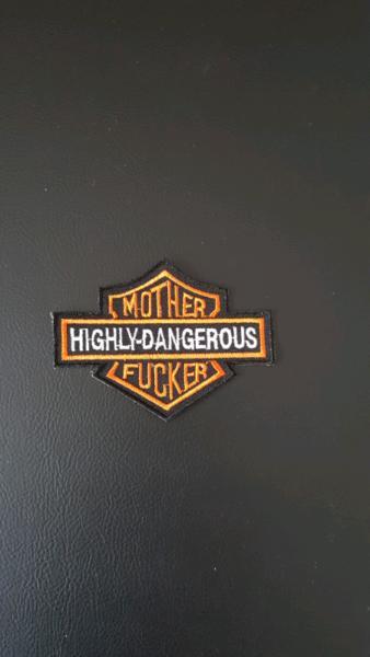 HARLEY DAVIDSON HIGHLY DANGEROUS MOTHER PATCH