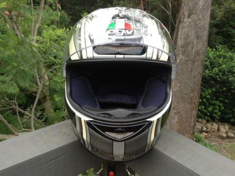 AGV Airtech Motorcycle Helmet Size S Good Condition