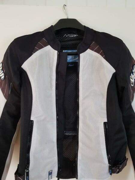 Ladies Shift Textile Motorcycle Jacket, Size Small