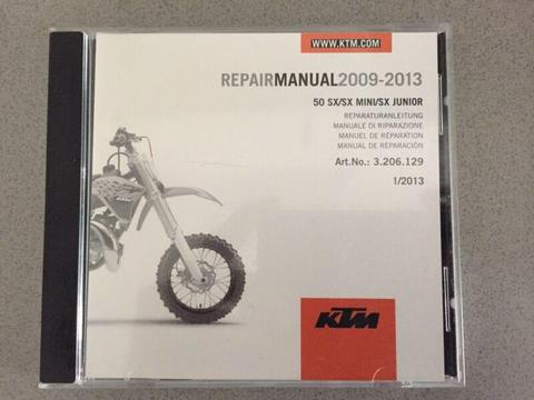 KTM 50 Repair Manual 09-13