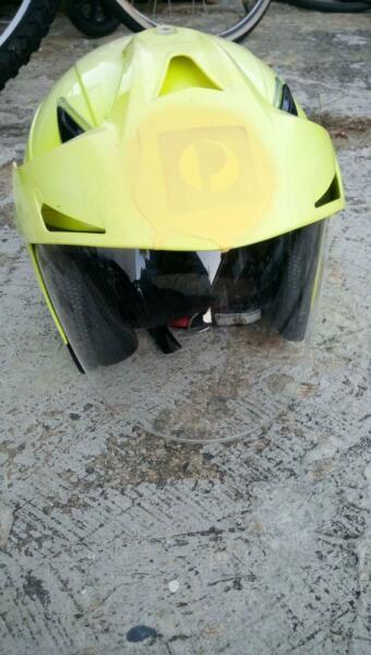 M motorcycle helmet
