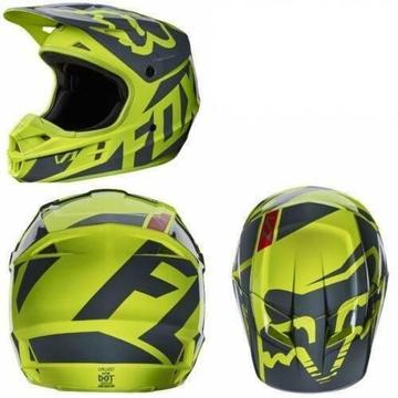 Fox Youth V1 MX Helmet - Medium (Kids / Childrens)