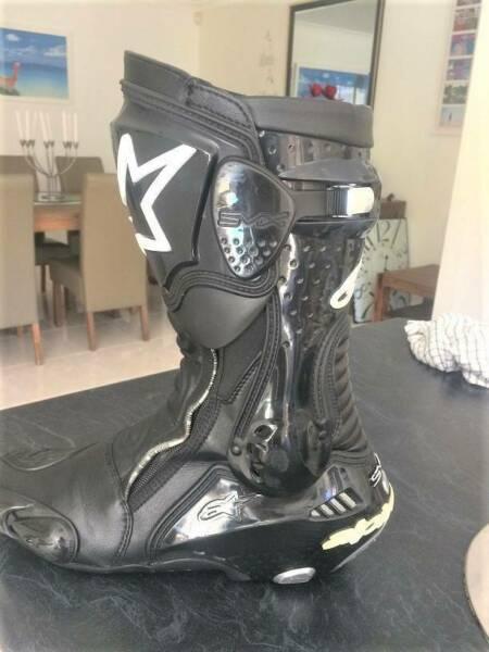 Alpinestars SMX Vented Racing Boots - Size 10.5 US = 9.5 - 10 AU