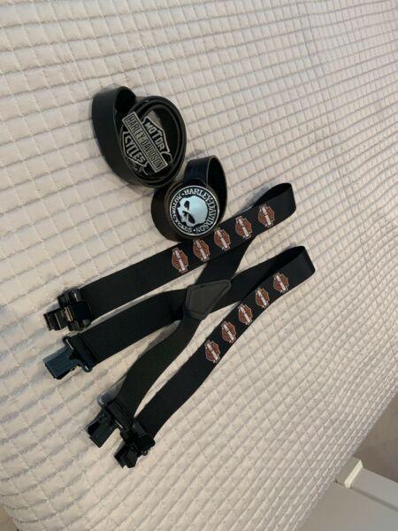 Motorcycle belts and braces
