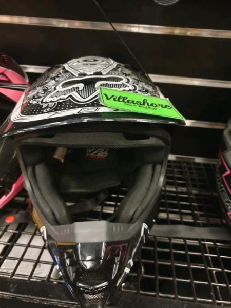 Fox V2 pilot small motocross helmet ka145767