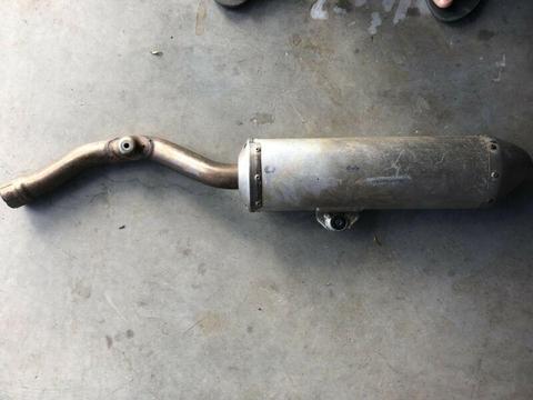 WR 450 F factory exhaust