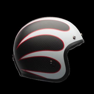 Brand New! Bell Custom 500 Carbon Open Face Motorcycle Helmet
