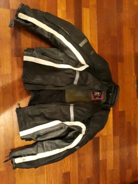 Rjays leather motorcycle jacket