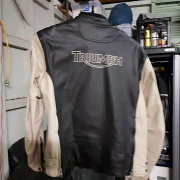 Genuine Triumph Leather Jacket