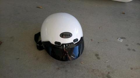 Bell open face helmet