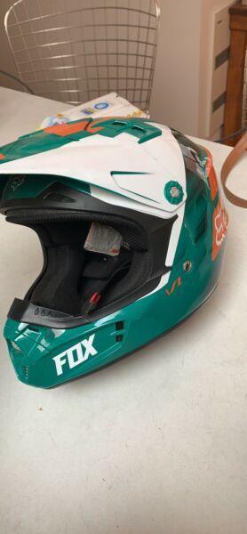 Fox kids motor bike helmet