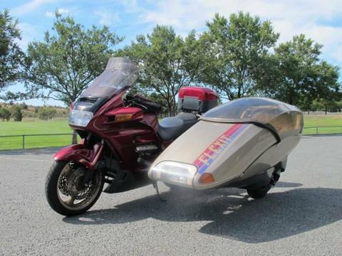 Honda ST1100 and leaning sidecar - Flexit outfit / hack / chair