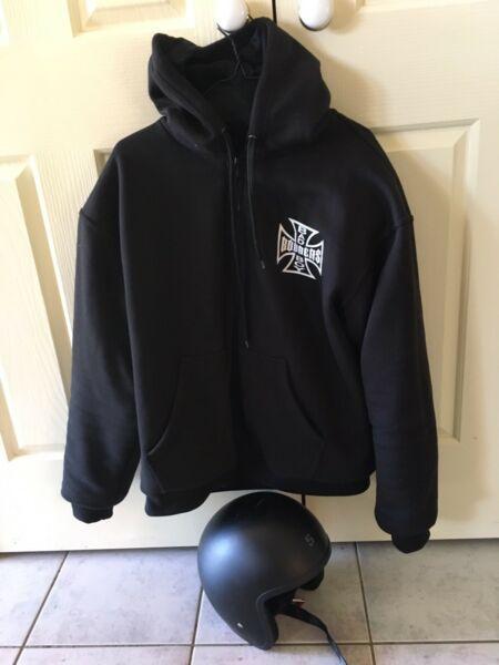 Motorcycle jacket and helmet package
