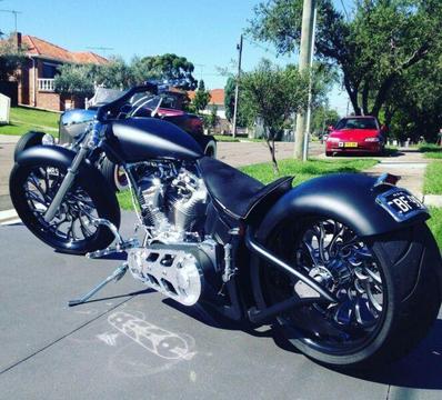 Harley custom one off chopper