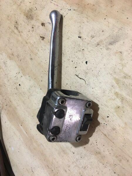 Harley clutch lever switch block