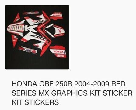 Honda CRF 250R sticker kit