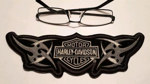 HARLEY DAVIDSON MOTOR CYCLES IRON ON PATCH