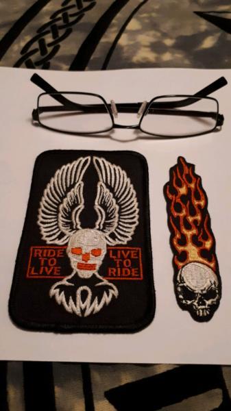 RIDE TO LIVE LIVE TO RIDE PATCHES