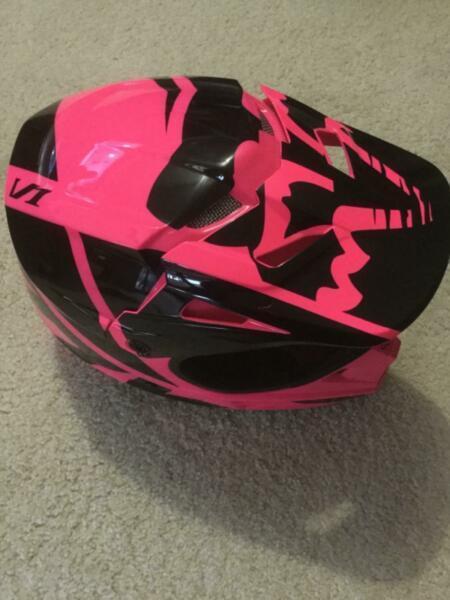 Fox Motorcycle Helmet Ladies Small