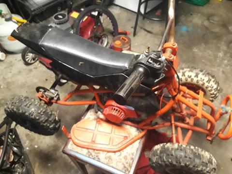50cc quad orange n black