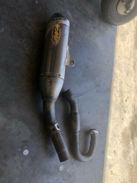 2010 crf250 fmf powerbomb exhaust system